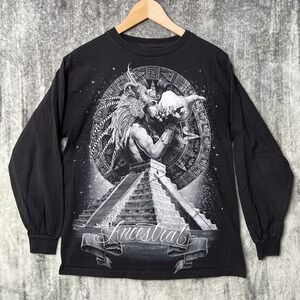 DGA David Gonzales Art Ancestral Mayan Calendar Mexico Indigenous T-Shirt M